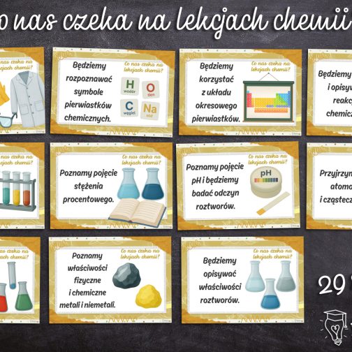 Co nas czeka na lekcjach chemii?