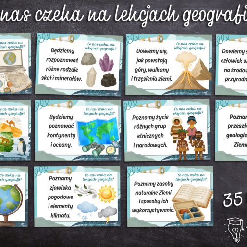 Co nas czeka na lekcjach geografii?