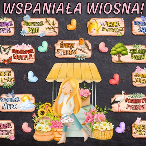 Wspaniała wiosna! - dekoracja XXL