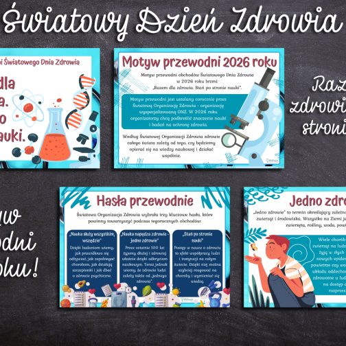 Światowy Dzień Zdrowia - Razem dla zdrowia. Stań po stronie nauki.