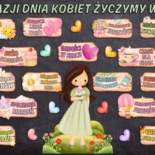 Dzień Kobiet - dekoracja XXL (wersja 2)