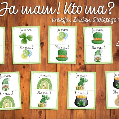 Gra „Ja mam! Kto ma?” – wersja: Dzień Świętego Patryka