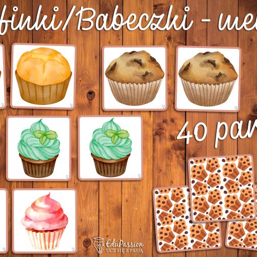 Muffinki/babeczki - memory