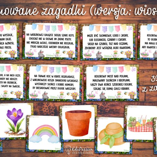 Rymowane zagadki (wersja: wiosna)