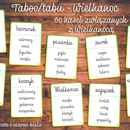 Taboo/tabu - Wielkanoc