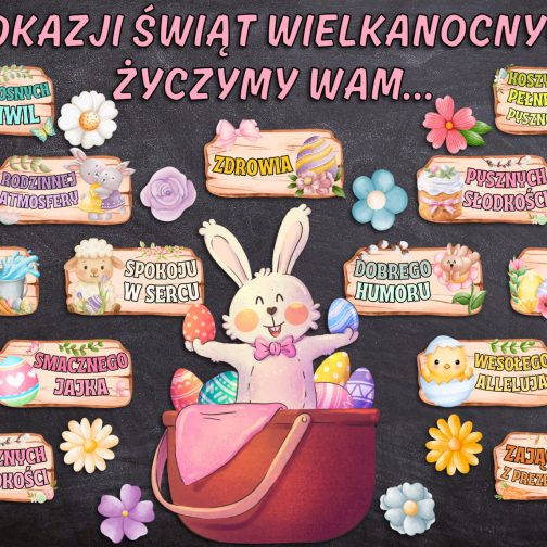 Wielkanoc - dekoracja XXL (wersja 2)