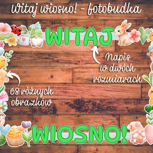Witaj wiosno! - fotobudka